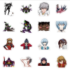 10 30 50PCS Evangelion Cartoon Tenman Manual Sticker Water Cup Notebook Stationery Decoration Toy Wholesale - Evangelion Store