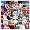 50 New Evangelion EVA Anime Stickers DIY Toys Kawaii Gift Decoration Scrapbook Waterproof Aesthetic - Evangelion Store