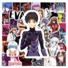 50 New Evangelion EVA Anime Stickers DIY Toys Kawaii Gift Decoration Scrapbook Waterproof Aesthetic 3 - Evangelion Store