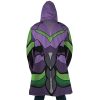 Unit 01 NGE AOP Hooded Cloak Coat BACK Mockup - Evangelion Store