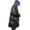 Unit 01 NGE AOP Hooded Cloak Coat RIGHT Mockup - Evangelion Store