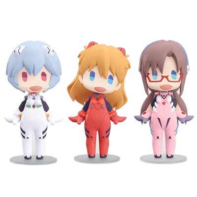 10CM 2023 New Anime NEON GENESIS EVANGELION EVA Ayanami Rei Asuka Mari Makinami Q version kawaii - Evangelion Store