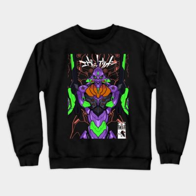 Evangelion Unit 01 Crewneck Sweatshirt Official Haikyuu Merch