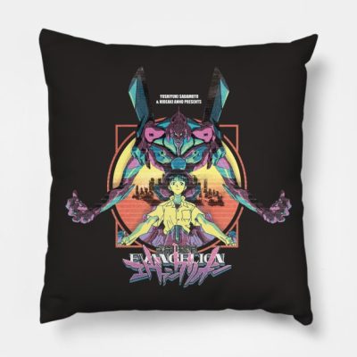 Evangelion Throw Pillow Official Haikyuu Merch