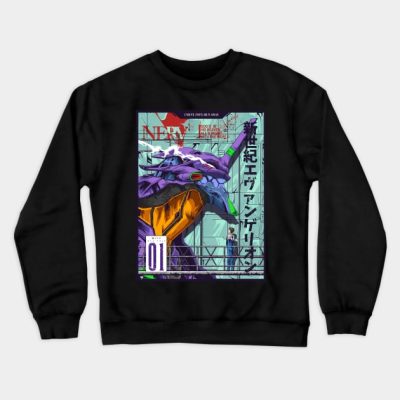 Eva 01 Crewneck Sweatshirt Official Haikyuu Merch