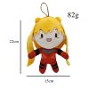 22CM New Anime NEON GENESIS EVANGELION EVA Asuka Ikari Shinji Q version Figure kawaii model Plush 3 - Evangelion Store