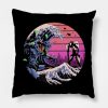 Retro Wave Eva Throw Pillow Official Haikyuu Merch