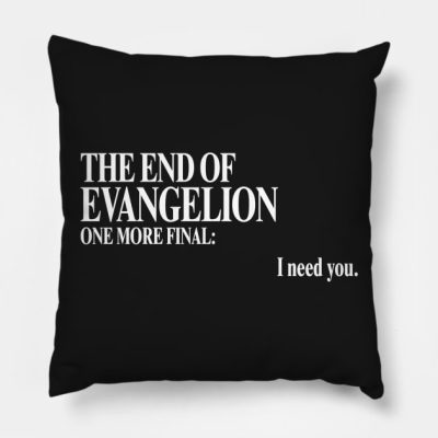 Neon Genesis Evangelion Throw Pillow Official Haikyuu Merch