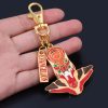 Anime KeyChain Evangelion EVA Ayanami Rei Ikari Shinji Asuka Cartoon Model Cosplay Keyring Men Key Women 2 - Evangelion Store