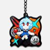 Evangelion Keychain Chibi Ayanami Rei Asuka Langley Soryu Acrylic Small Pendant Backpack Car Key Accessories 2 - Evangelion Store