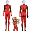 NEW Anime EVA Asuka Langley Soryu kids tights Jumpsuits Cosplay Fighting Halloween Rebuild of Evangelion adult - Evangelion Store