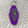 eva 01 NERV Ikari Shinji keychain vintage keyring purple 3 - Evangelion Store