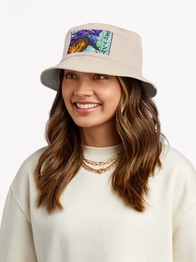 Anime Evangelion 01 Bucket Hat Official Evangelion Merch