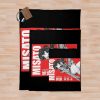 Misato Katsuragi Black Ver. Throw Blanket Official Evangelion Merch