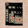 Rei Ayanami - Vintage Art Throw Blanket Official Evangelion Merch