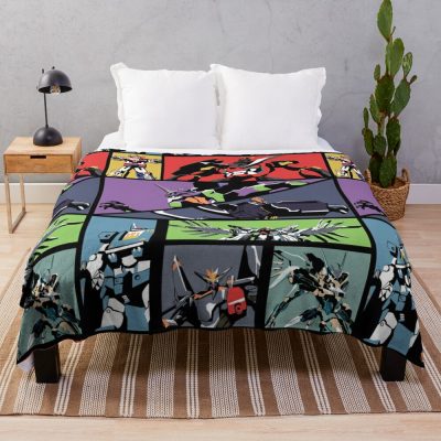 Super Robots Throw Blanket Official Evangelion Merch