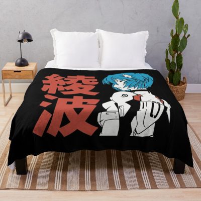 Neon Genesis Evangelion Retro Vintage Throw Blanket Official Evangelion Merch