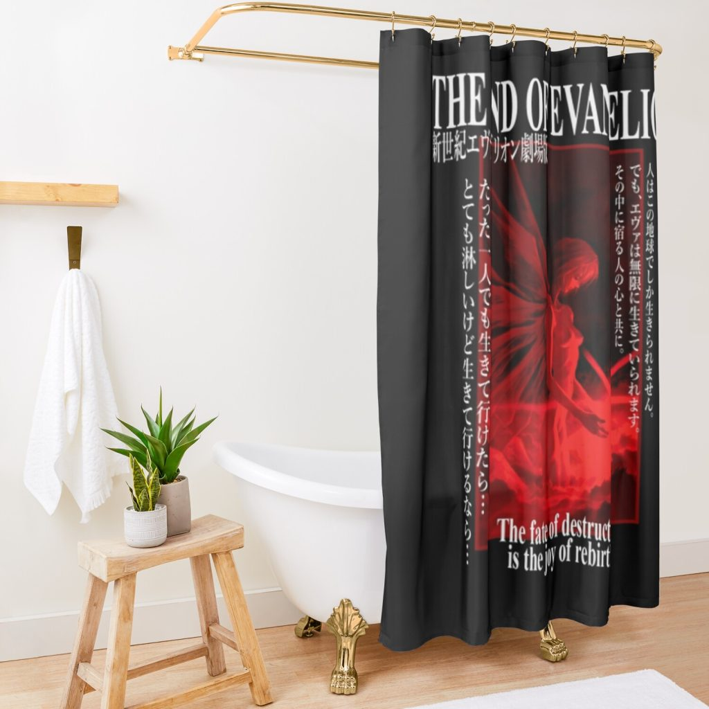 Of Eva Evangelion Shower Curtain