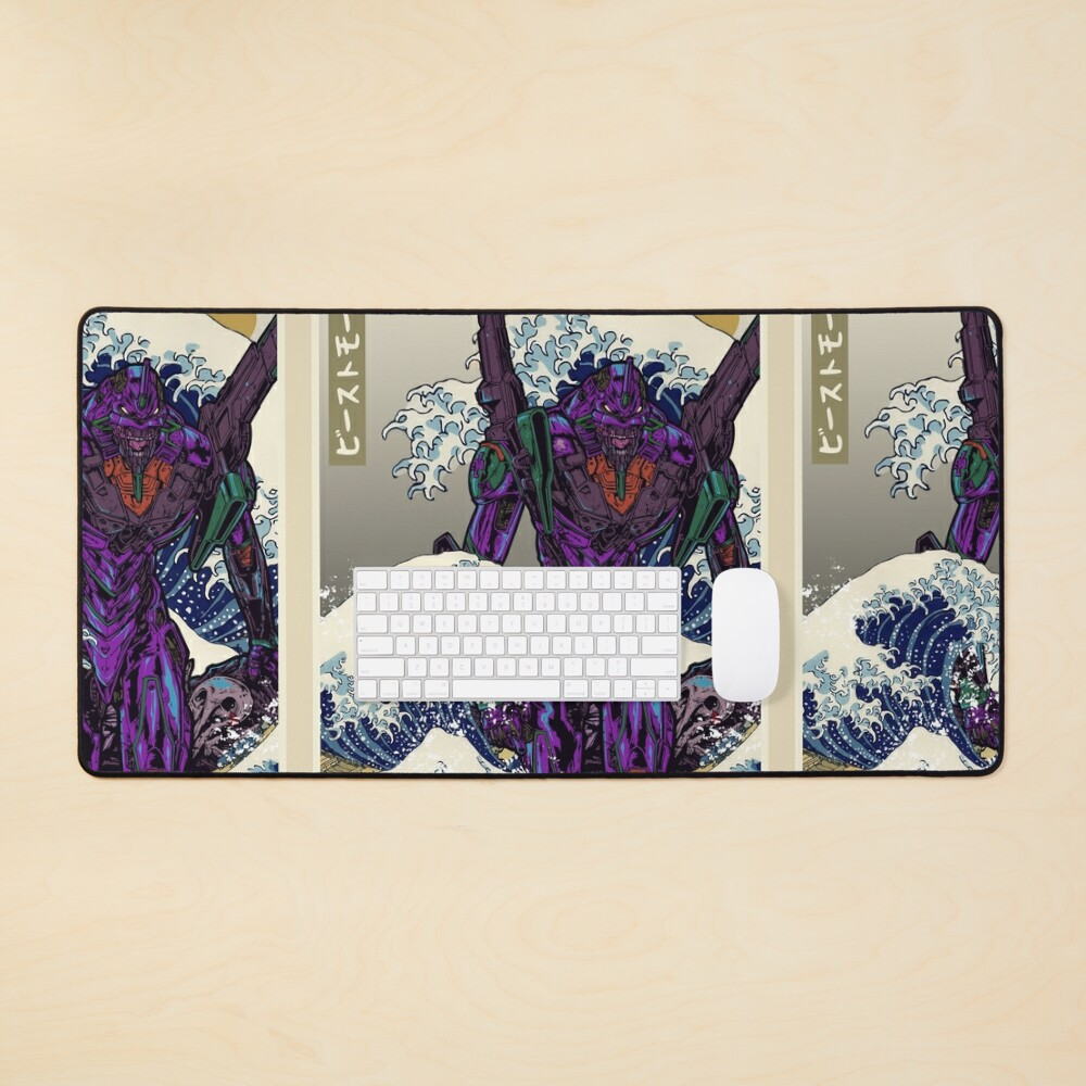 Hokusai Beast Eva Mouse Pad