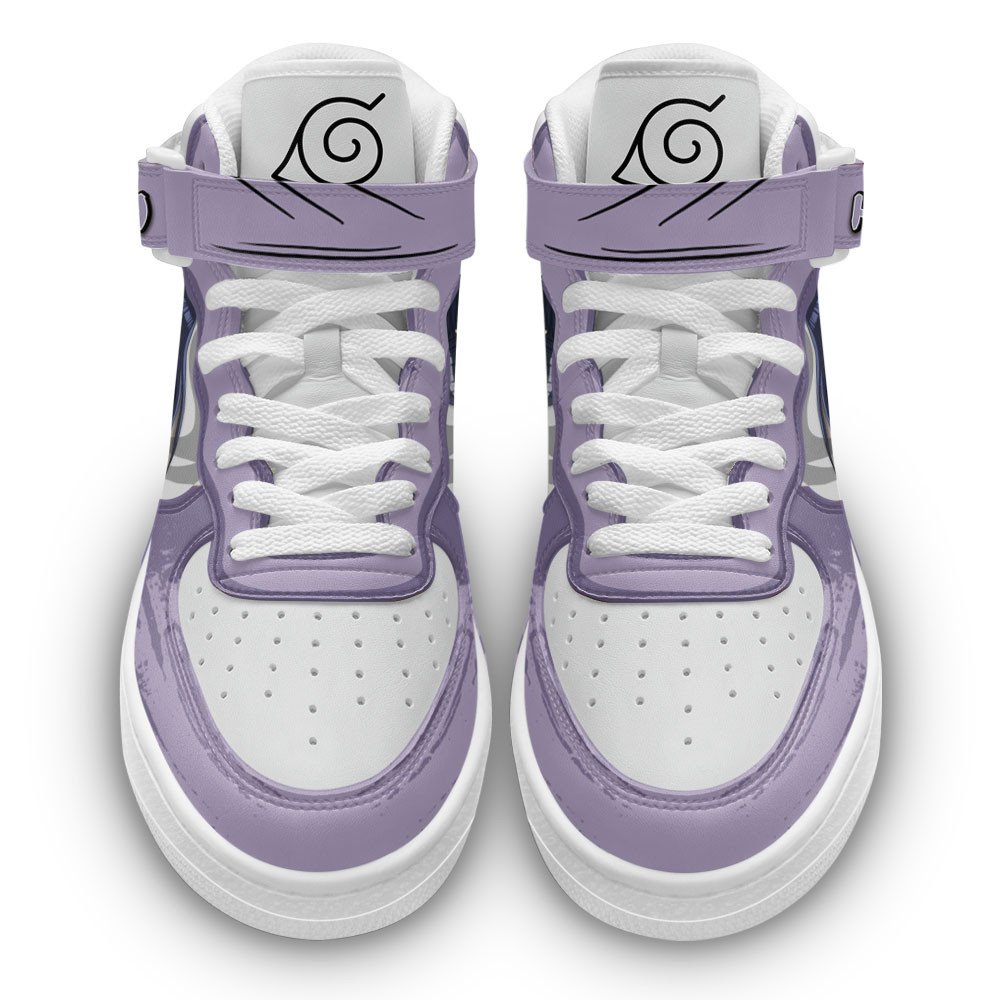 Naruto Hinata Hyuga Mid Sneakers