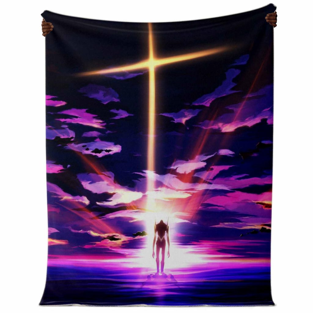 404ca8f372f3d57f70df88210b92e5f2 blanket vertical neutral - Evangelion Store