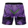 Unit 01 Neon Genesis Evangelion Gym Shorts BACK mockup 1 - Evangelion Store